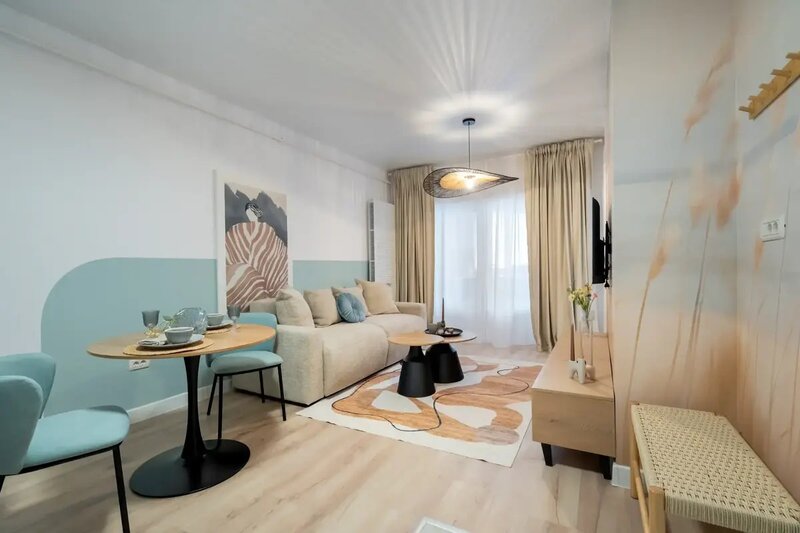 Militari Residence Apartament 2 Camere Tip Studio Design Luminos