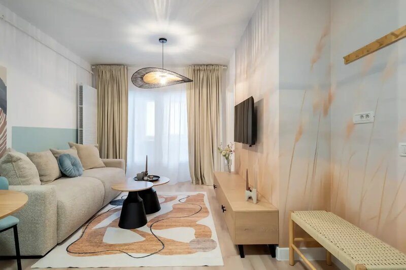Militari Residence Apartament 2 Camere Tip Studio Design Luminos
