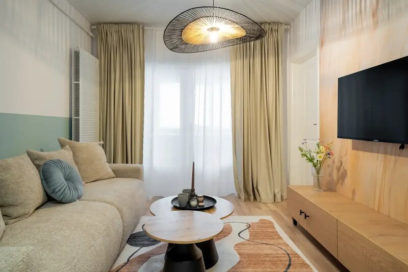 Militari Residence Apartament 2 Camere Tip Studio Design Luminos