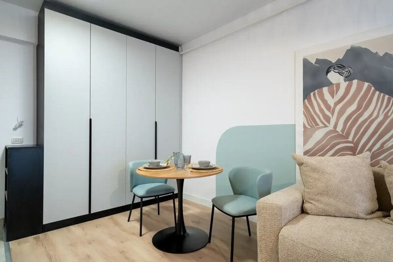 Militari Residence Apartament 2 Camere Tip Studio Design Luminos