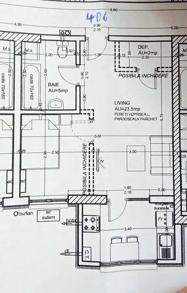Militari Residence Apartament 2 Camere Tip Studio Design Luminos